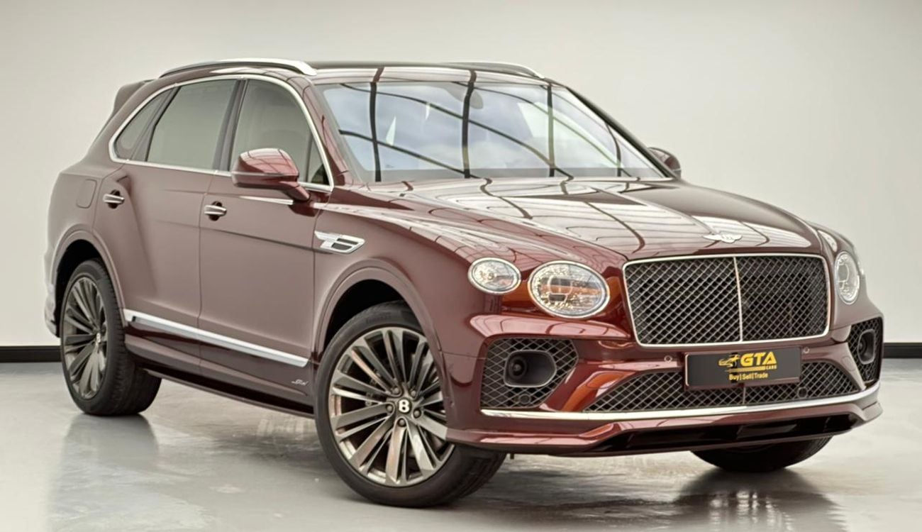 Bentley Bentayga 2021 Bentley Bentayga W12 Speed, 05/2027 Warranty, 09/2027 Service Contract, FSH, GCC