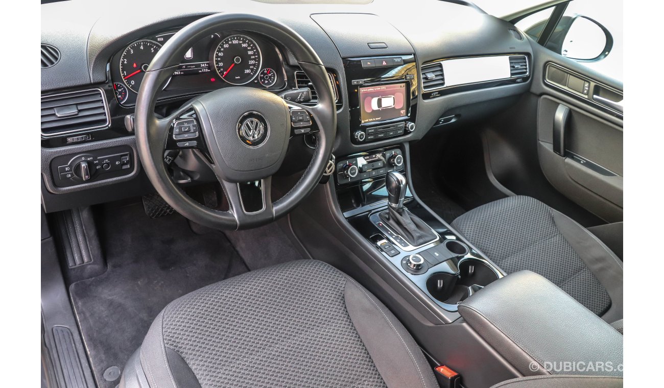 Volkswagen Touareg V6 Lowest Mileage AED 1134 P.M with 0% Down Payment