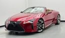 Lexus LC500 Carbon 5.0L 2021 Lexus LC500 Carbon, 2026 / Dec Lexus Warranty, Lexus Service History, GCC