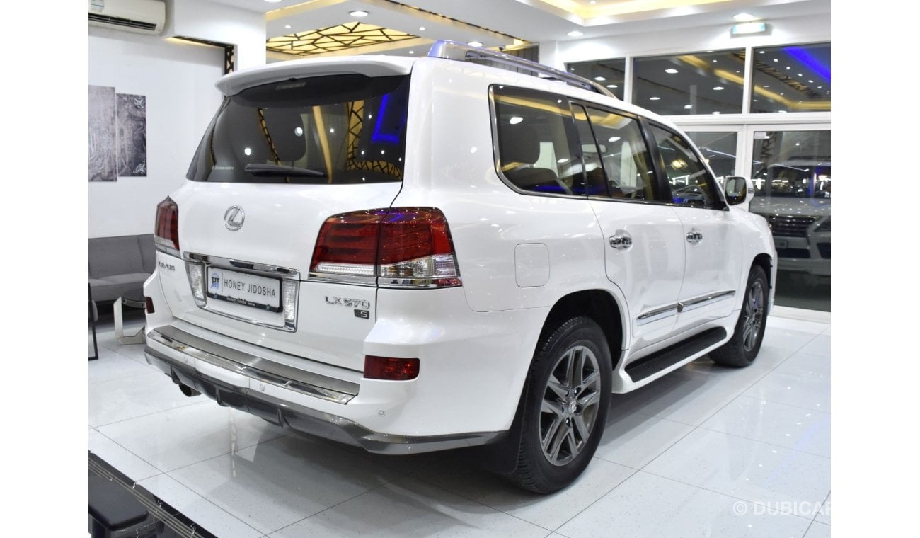 لكزس LX 570 EXCELLENT DEAL for our Lexus LX570 S ( 2014 Model ) in White Color GCC Specs