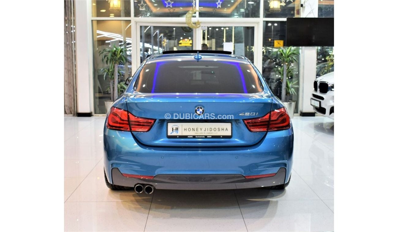 BMW 420i BMW 420i M-Kit 2018 Model!! in BLUE / GREEN Color! GCC Specs AGENCY WARRANTY Oct.2022 or 200,000 KM 