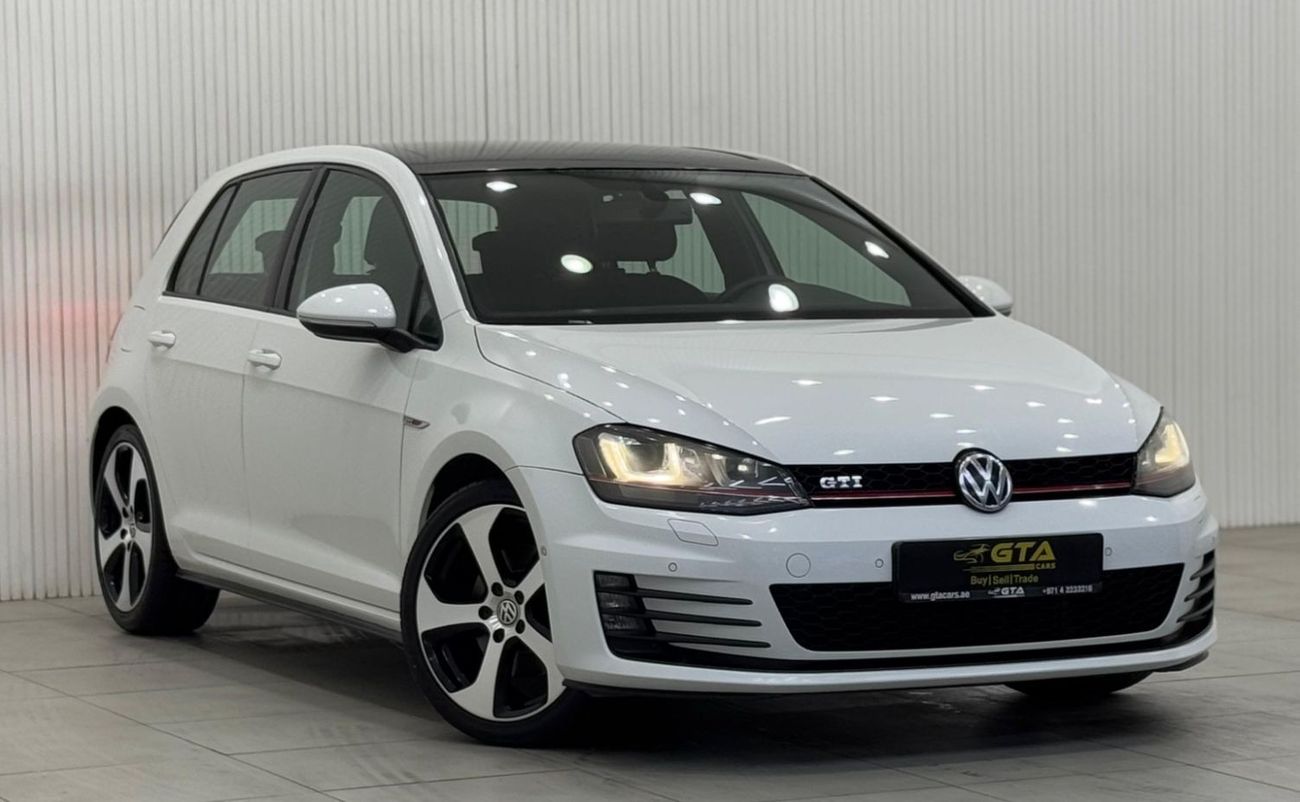 فولكس واجن جولف GTI 2016 Volkswagen Golf GTI, Service History, Excellent Condition, GCC