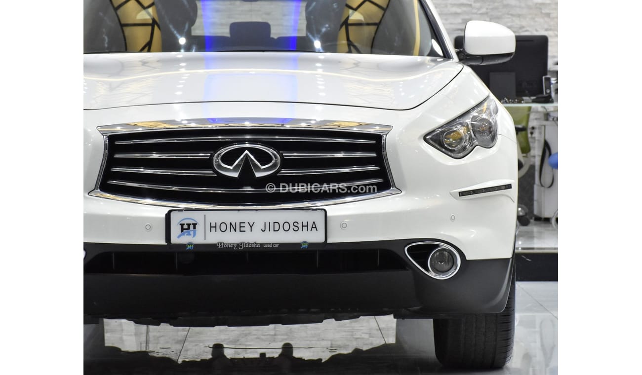 Infiniti QX70 EXCELLENT DEAL for our Infiniti QX70 ( 2015 Model ) in White Color GCC Specs