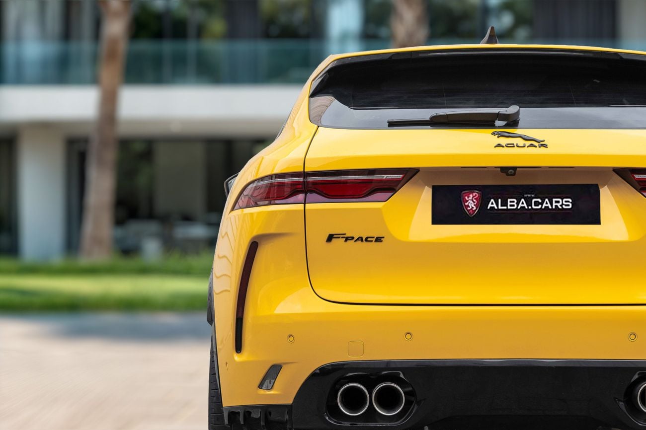 جاكوار F بيس SVR F-Pace SVR | 4,407 P.M | 0% Downpayment | Jaguar Warranty + S/Contract!