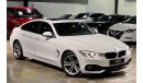 بي أم دبليو 420 2016 BMW 420i Sport Gran Coupe, BMW Warranty + Service Contract, Full Service History, GCC