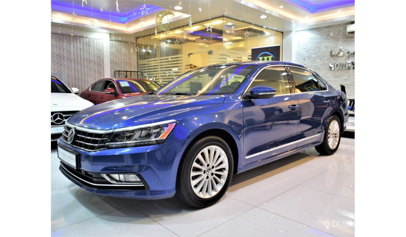 فولكس واجن باسات AED 1,155 Per Month / 0% D.P | Volkswagen Passat 2017 Model!! in Blue Color! GCC Specs