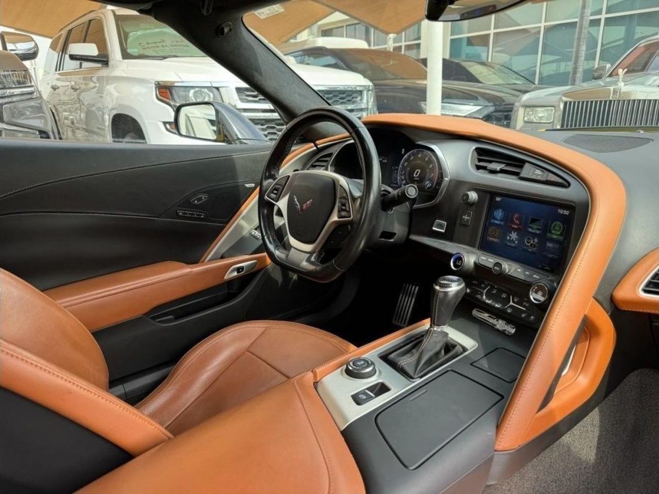 شيفروليه كورفت شيفروليه كورفت C7 جراند سبورت 2018 فل كاربون فايبر  وارد بحاله ممتازه