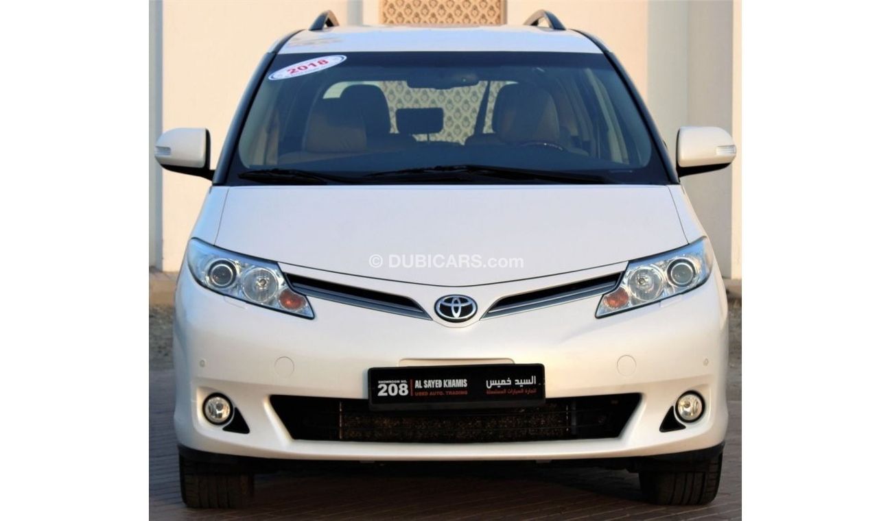 Toyota Previa Toyota Previa 2018 GCC No.1 full option in excellent condition, without accidents, very clean from i