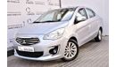 Mitsubishi Attrage AED 684 PM | 1.2L GLX GCC WARRANTY