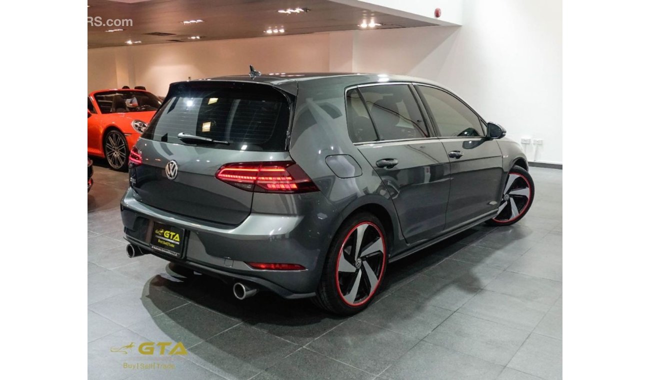 فولكس واجن جولف 2018 Volkswagen GTI, VW Warranty Service Contract, GCC, Low Kms