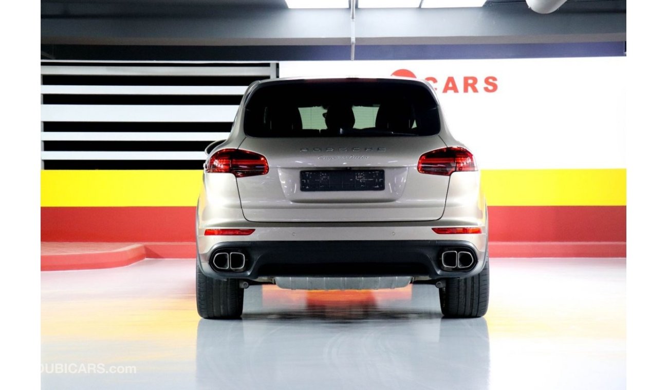 بورش كايان RESERVED ||| Porsche Cayenne Turbo 2015 GCC under Warranty with Flexible Down-Payment.