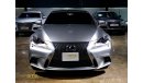 لكزس ISF 2015 Lexus IS-350 F Sport, Warranty, Service History, GCC