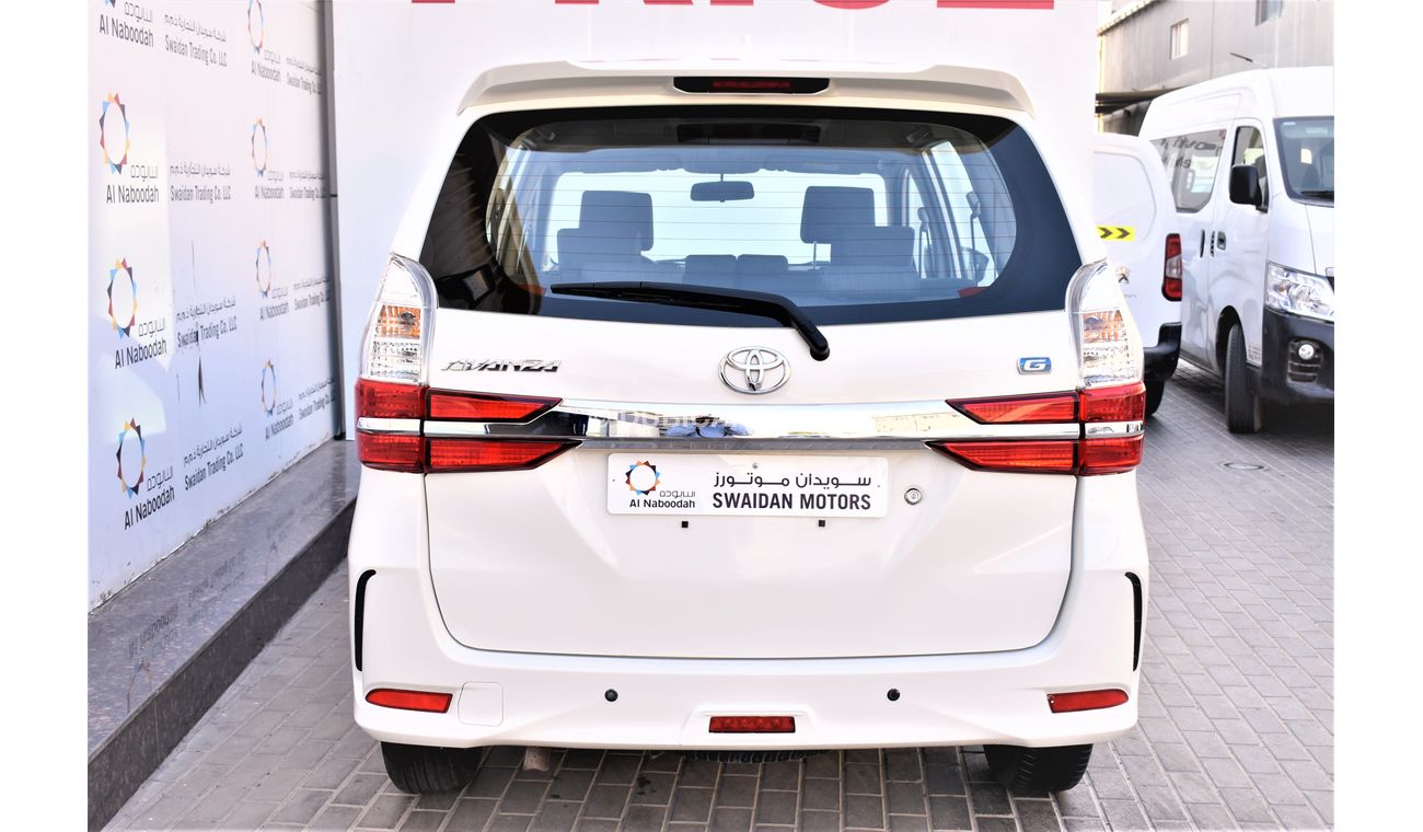 Toyota Avanza AED 1232 PM | 1.5L G 7-STR GCC WARRANTY