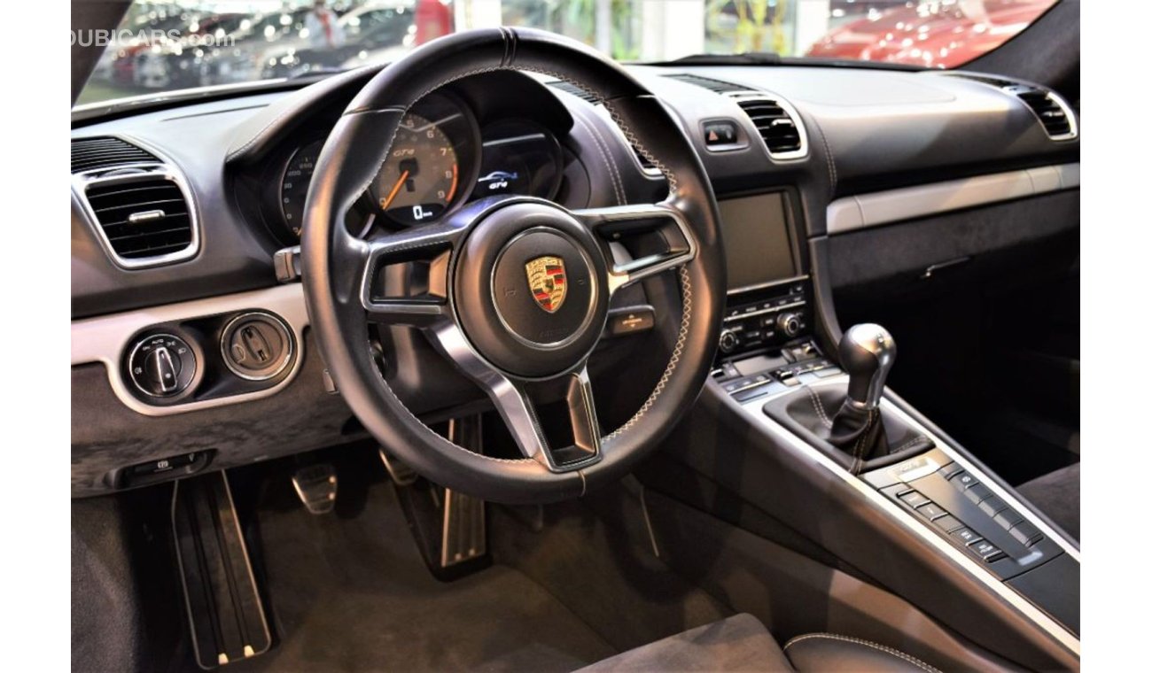 بورش كايمان 718 EXCLUSIVE OFFER • 4,700 PM • 2016 Porsche GT4 Cayman 3.8 F6 RWD 380bhp • GCC • Porsche Warranty