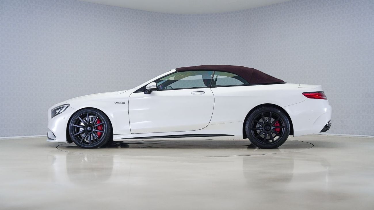 Mercedes-Benz S 63 AMG Std 5.5L Cabriolet | AED 11,769 PM | Up to 3 Years Warranty Unlimited | GCC