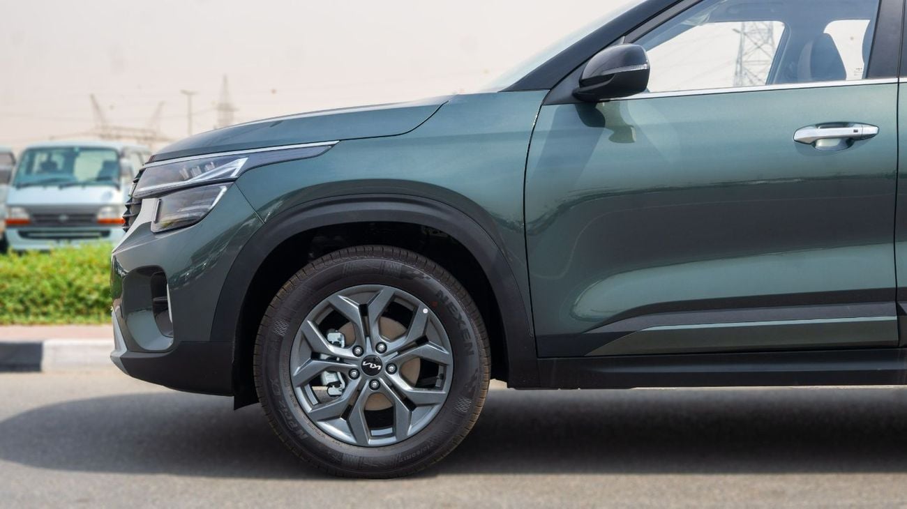 Kia Seltos kia Seltos 2025 1.5L Petrol 4 Cylinder Transmission Automatic  panoramic roof Olive Green Outside Bl