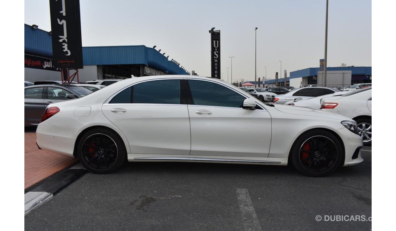 مرسيدس بنز S 500 بحالة الوكالة الضمان موجود موصفات عالية كراسي منفصلة