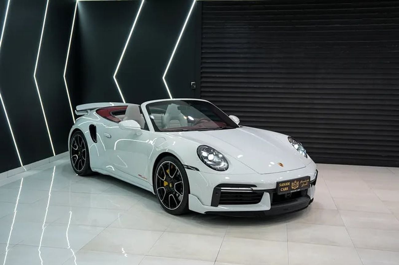 Porsche 911 Turbo S 3.8L (640 HP) Convertible Cabriolet, Exclusive Manufaktur Interior, Ceramic Brakes, Dealer W