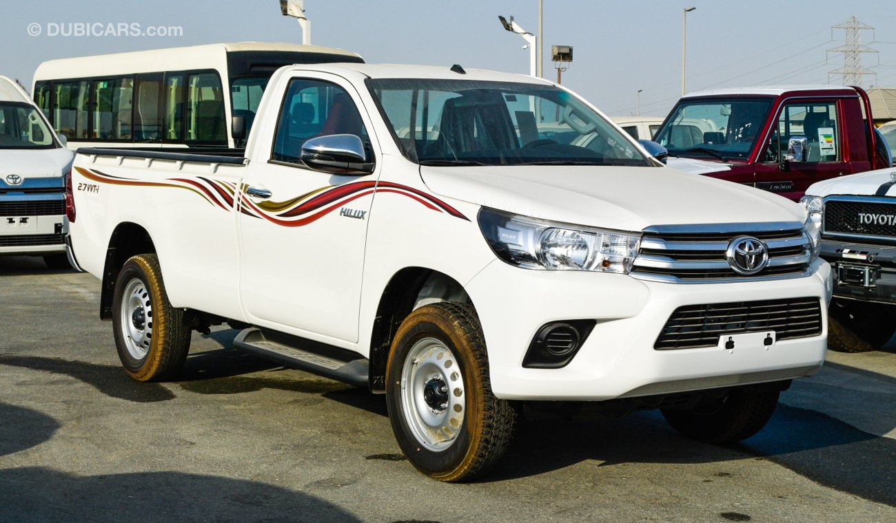 تويوتا هيلوكس 2.7L 4x4 Petrol M/T Single Cabin