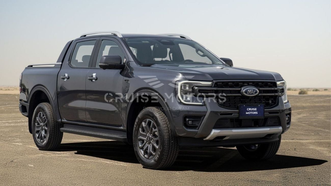 فورد رانجر WILDTRAK 2.0T Diesel - Automatic . Pick Up Truck . Four Wheel Drive . 5 Seats . 4 Doors . Meteor Gre