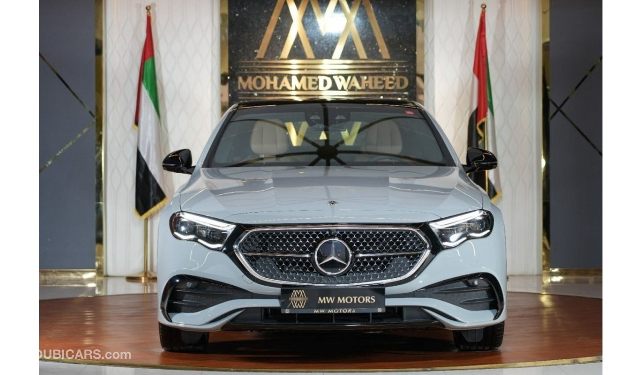 مرسيدس بنز E300 Mercedes-Benz E 300 | GCC 2024 0km | Full options | Agency Warranty | AMG Package | Panoramic | 360