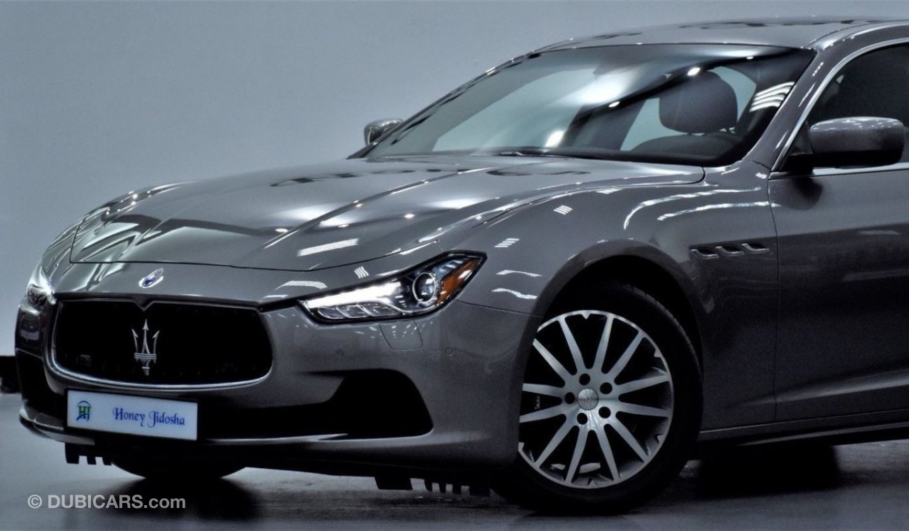 Maserati Ghibli EXCELLENT DEAL for our Maserati Ghibli ( 2014 Model ) in Grey Color GCC Specs