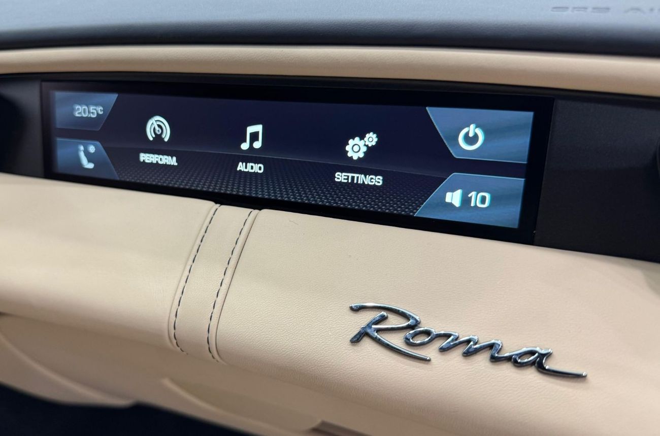 Ferrari Roma *Appointment Only* 2022 Ferrari Roma, May 2027 Ferrari Warranty, May 2029 Ferrari Service Pack, GCC