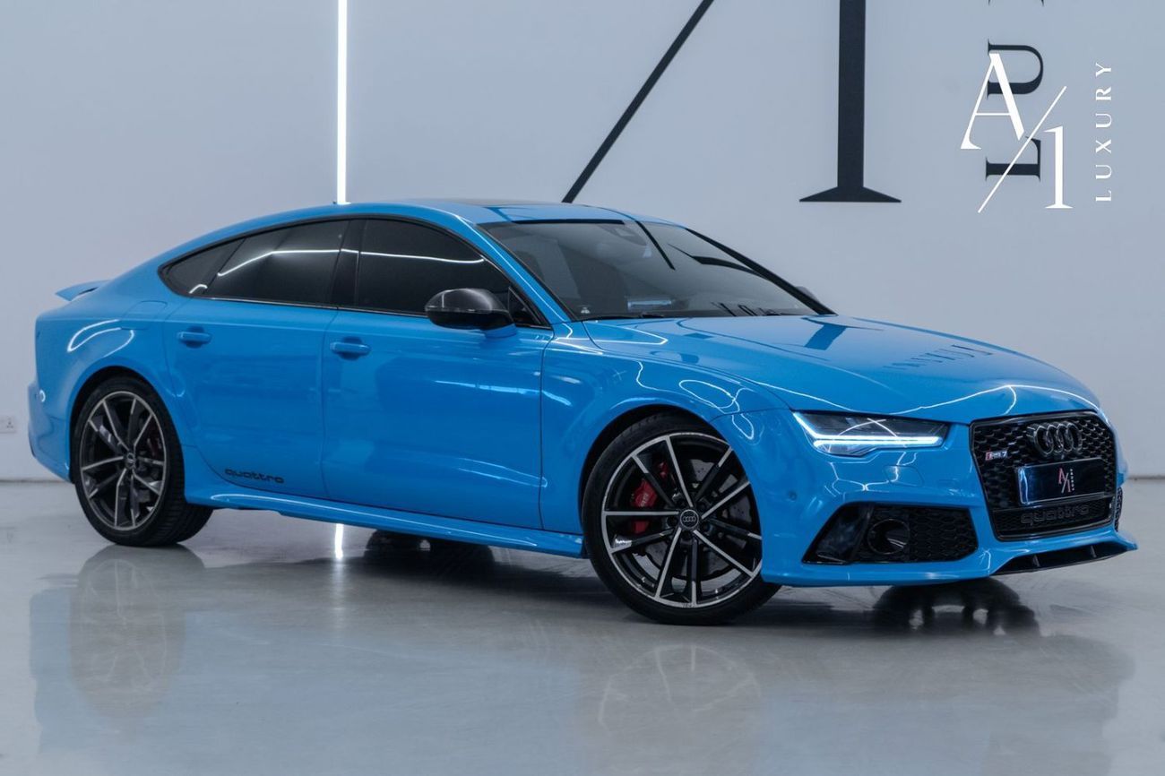 Audi RS7 Performance 4.0L 2017 Audi RS7 Quattro, Carbon Fiber Package, Special Color, GCC
