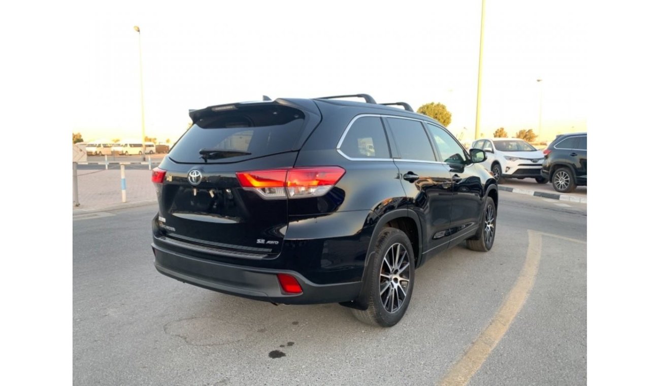 Toyota Highlander SE+ BLACK EDITION 4x4 PUSH START ENGINE V6 2017 US IMPORTED