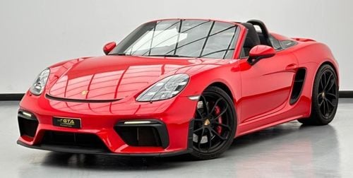 Porsche 718 Spyder STD 2020 Porsche 718 Spyder, 2028 Porsche Warranty, Porsche Full Service History, GCC