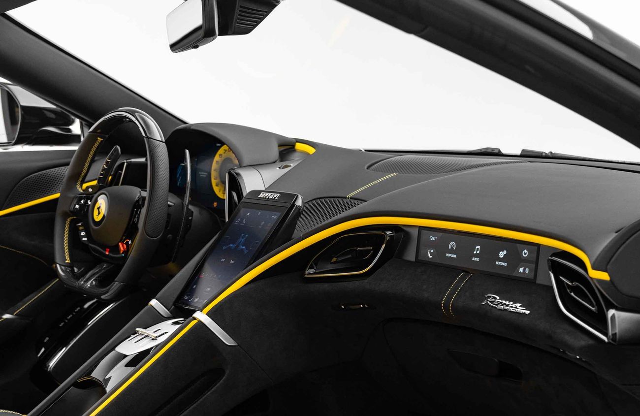 Ferrari Roma 3.9L V-8 Twin-Turbocharged Engine