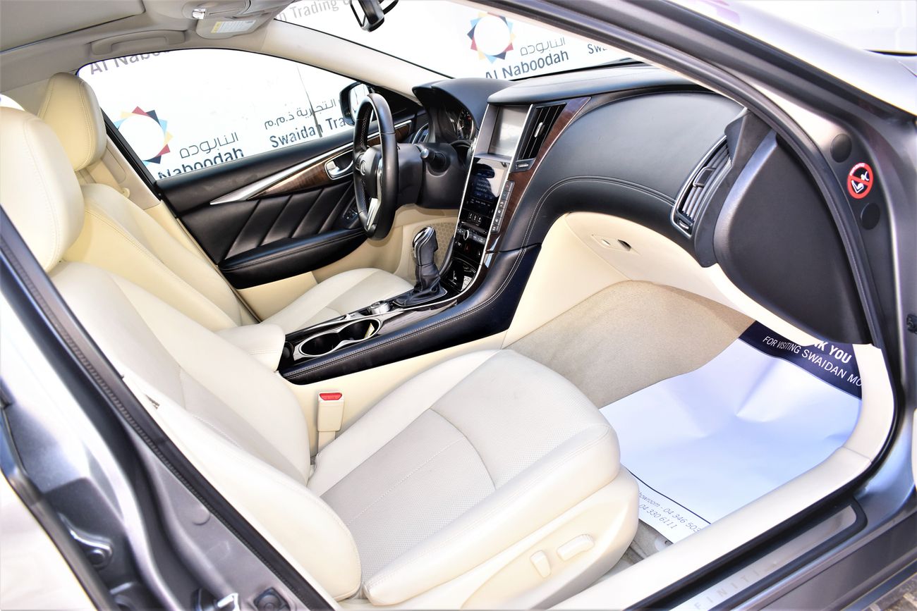 Infiniti Q50 AED 2154 PM | 3.0L LUXURY V6 GCC WARRANTY