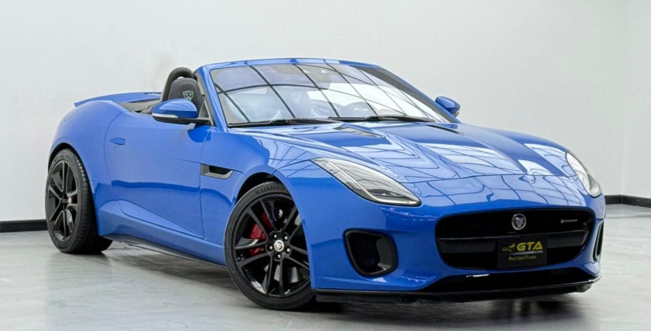 جاكوار F Type R-Dynamic 3.0L (380 HP) Convertible 2018 Jaguar F-Type P380 R-Dynamic, Warranty, Fully Loaded, Excel