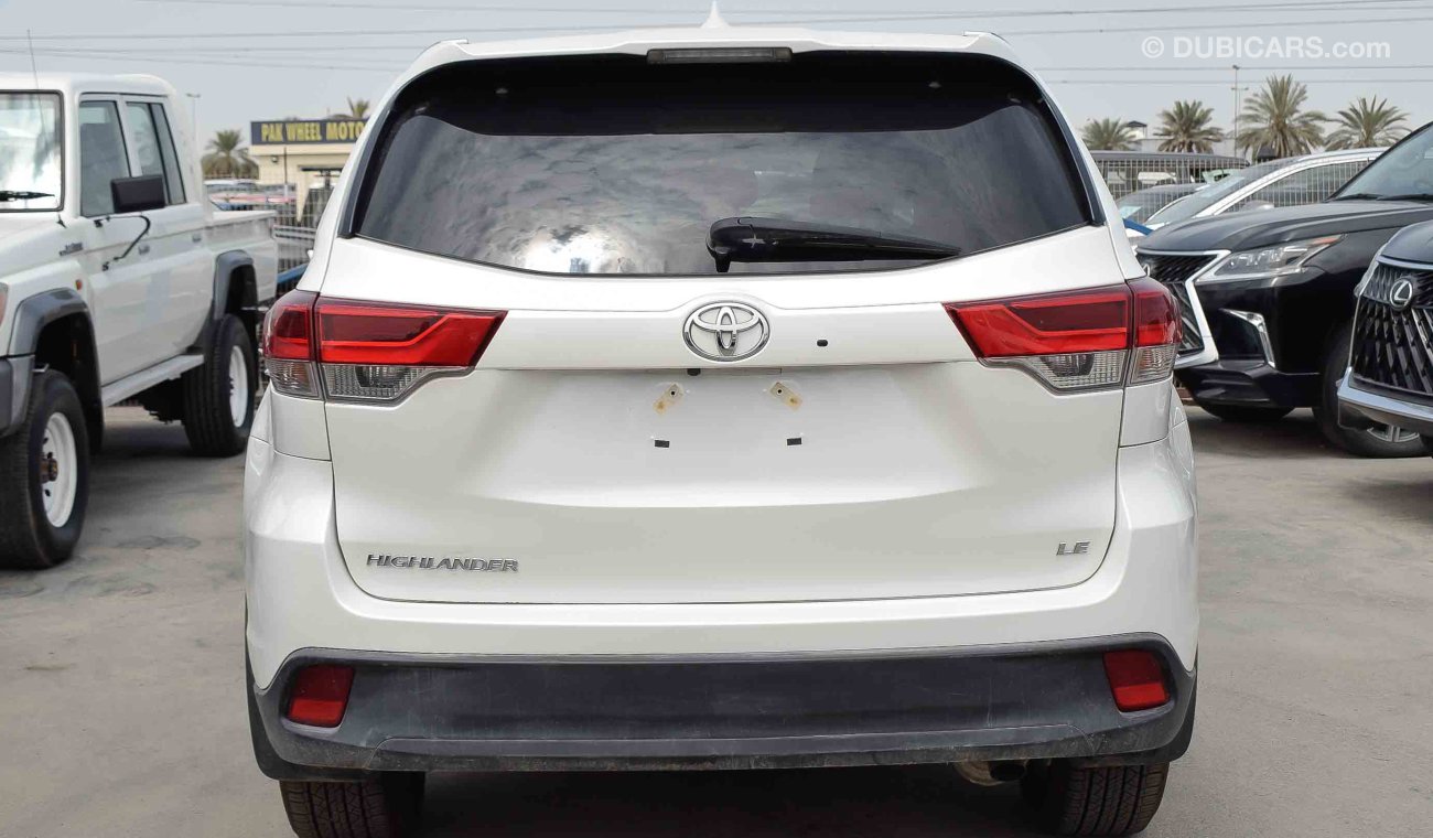 Toyota Highlander left hand drive Grand model top of the range options for export