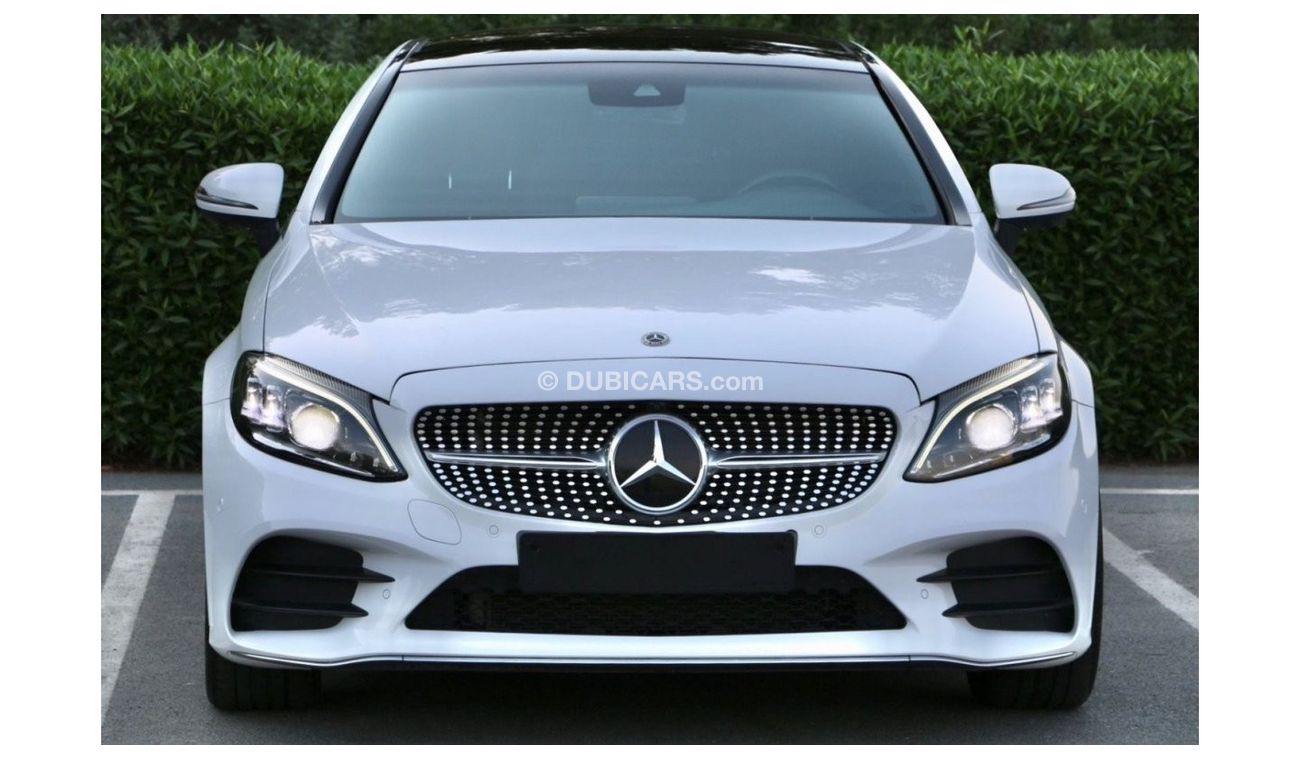 Mercedes-Benz C 200 Premium Mercedes Benz AMG C200 COUPE  GCC 2019 FULL OPTION  Service history