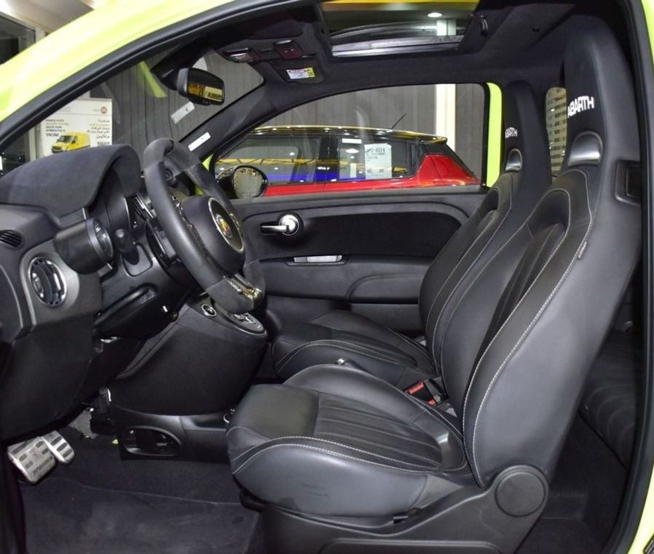 أبارث 595 Abarth 595 Competizione ( 2021 Model ) in Green Color GCC Specs