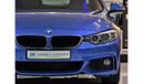 بي أم دبليو 428i EXCELLENT DEAL for our BMW 428i Coupe M-Kit ( 2016 Model! ) in Blue Color! GCC Specs