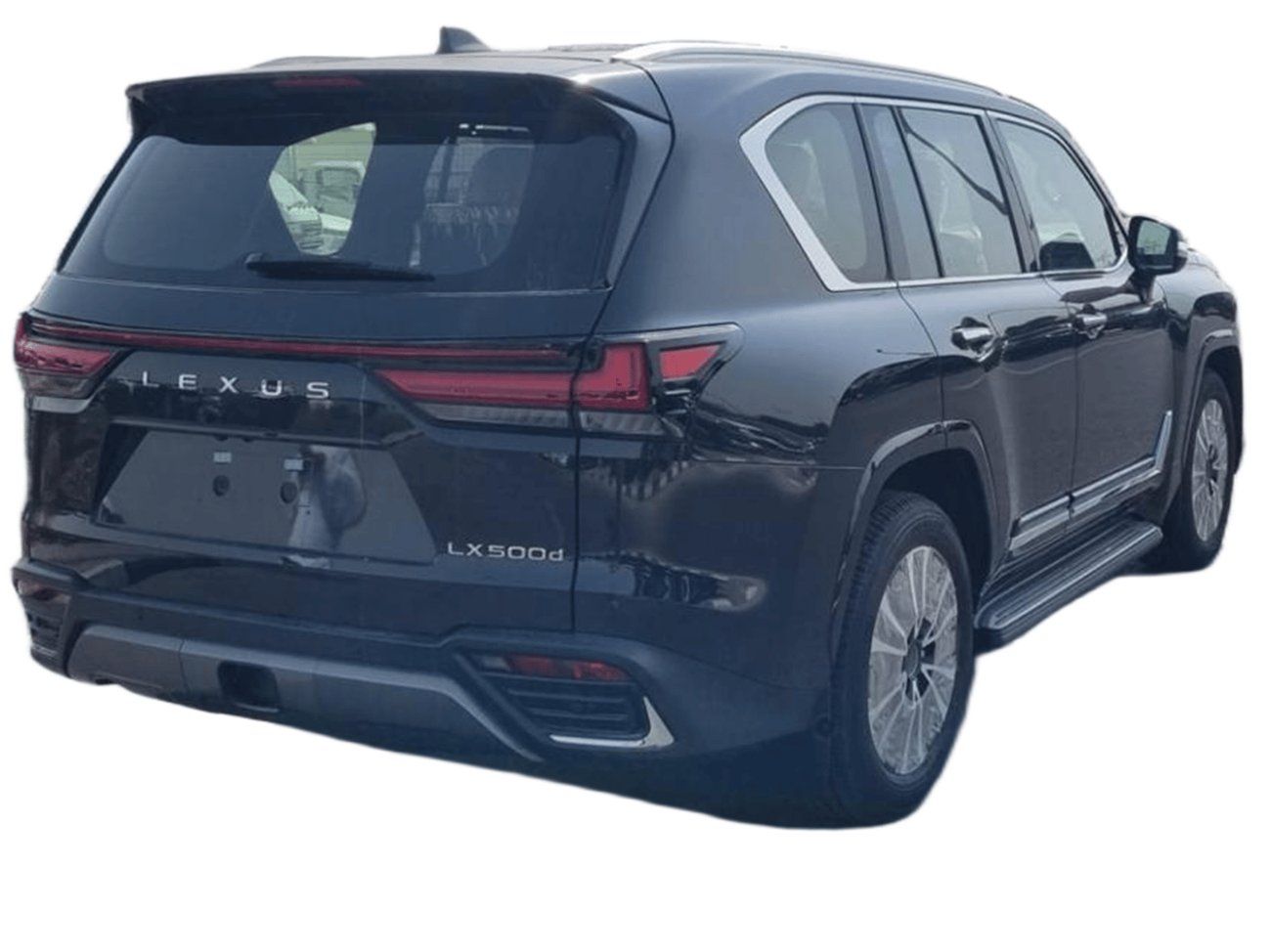 Lexus LX 500 ECTCWT001 - 2025 Lexus LX500d 3.3L Diesel Auto Black with Red  Interior