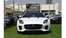 جاغوار F-Type خليجي مالك واحد R Dyanamic ضمان لغاية 2023 مفتوح الكيلو متر مع عقد صيانة مجانية