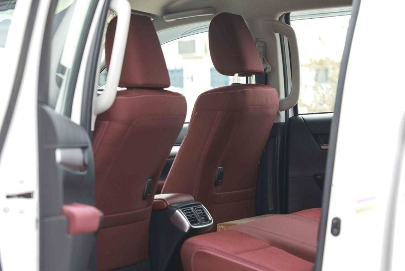 تويوتا هيلوكس 2025 TOYOTA HILUX HI 2.7 - PLATINUM WHITE PEARL inside MAROON | Export Only