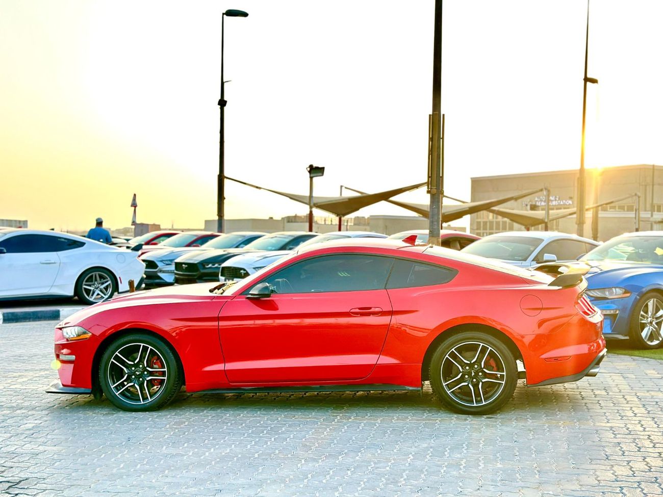 فورد موستانج Ecoboost | Monthly 1100/- | 0% DP | Touch Screen | Blindspot | Fog Lights | # 40427