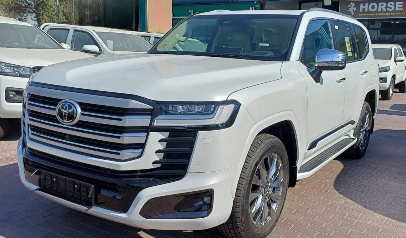 تويوتا لاند كروزر TOYOTA LAND CRUISER VXR 3.5L HYBRID COLOR WHITE MODEL 2025