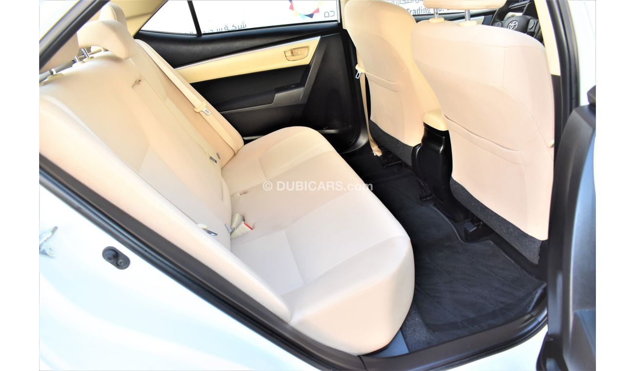 تويوتا كورولا 2.0L SE 2017 GCC