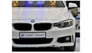 BMW 428i EXCELLENT DEAL for our BMW 428i M-Kit ( 2016 Model ) in White Color GCC Specs