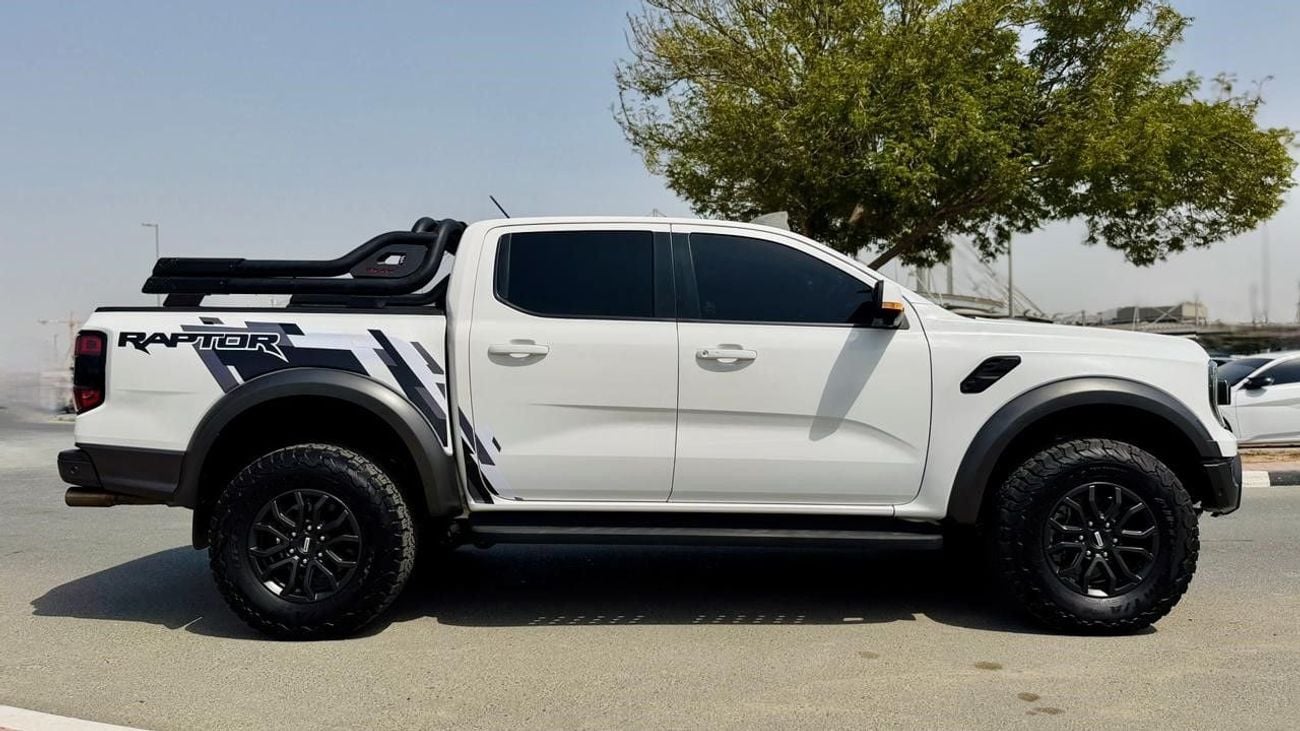 فورد رينجر رابتور 2024 | 3.0L PETROL ENGINE | AT | RHD | 4X4 HEAVY SPORT BAR | TESLA STYLE SCREEN | DIGITAL INSTRUMENT