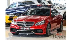 مرسيدس بنز E 63 AMG s 4Matic | GCC- Low Mileage | Full Service History | 585 BHP