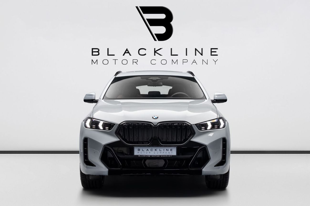 BMW X6 XDRIVE40I M SPORT BUY NOW, PAY 2027 | THE BLACKLINE STANDARD | BMW Warranty + Service Contract, GCC,