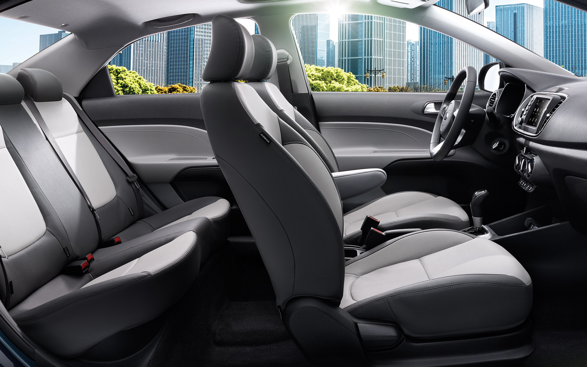 Kia Pegas interior - Seats