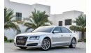 Audi A8 L - Fully Agency Serviced - Immaculate Condition - AED 1,645 Per Month - 0% DP