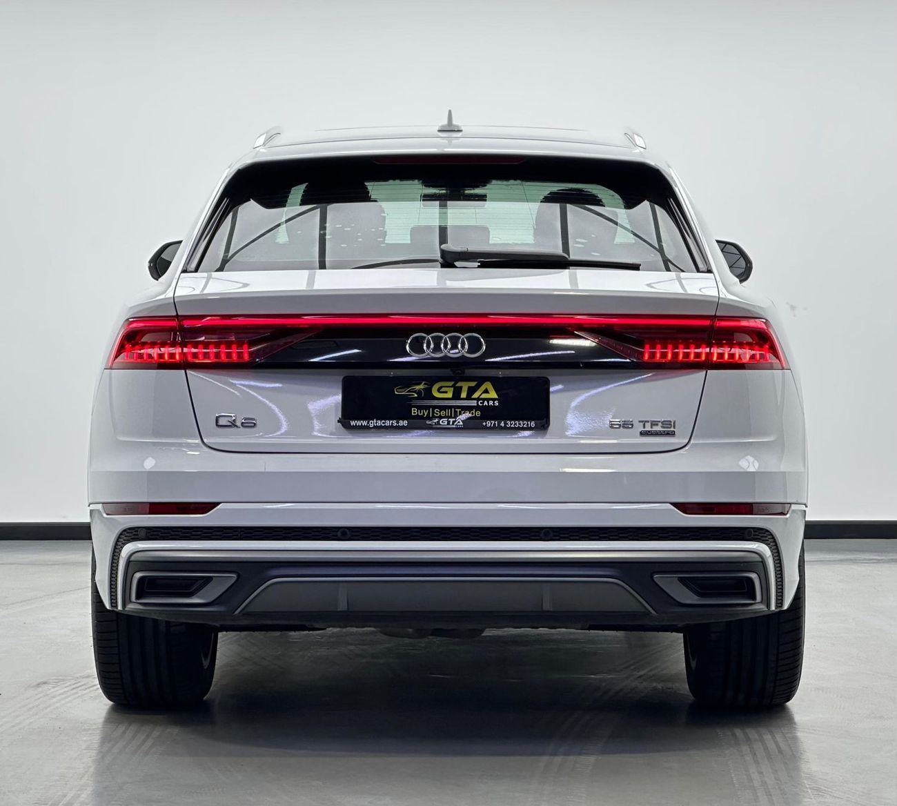 Audi Q8 55 TFSI quattro S-Line 3.0L (340 HP) 2020 Audi Q8 S-Line 55TFSI Quattro, Warranty, 2027 Audi Service